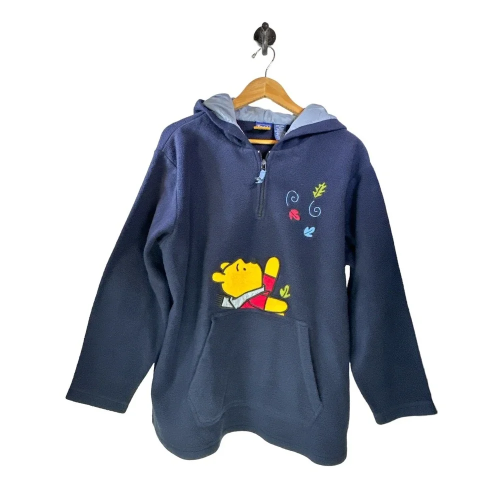 DISNEY POOH Jerry Leigh Entertainment Apparel Women 1/4 Zip Pullover Size18W/20W
